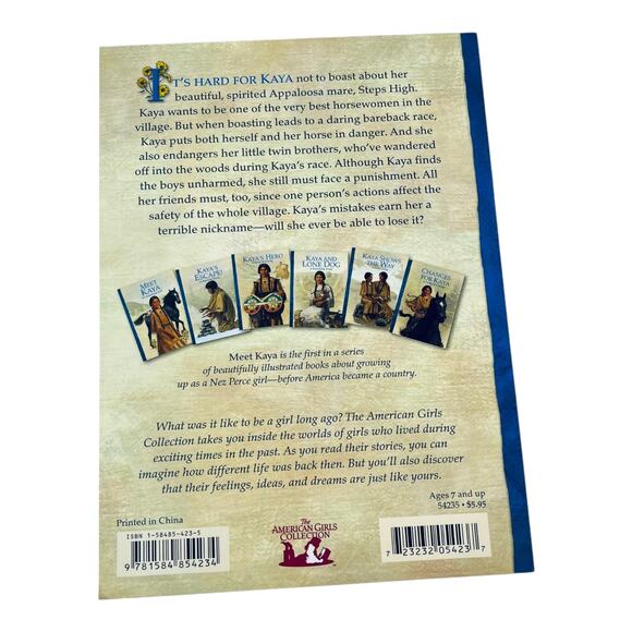 American Girl Meet Kaya Book Pleasant Co Paperback Children's Story Book 1 Vtg - Picture 2 of 5